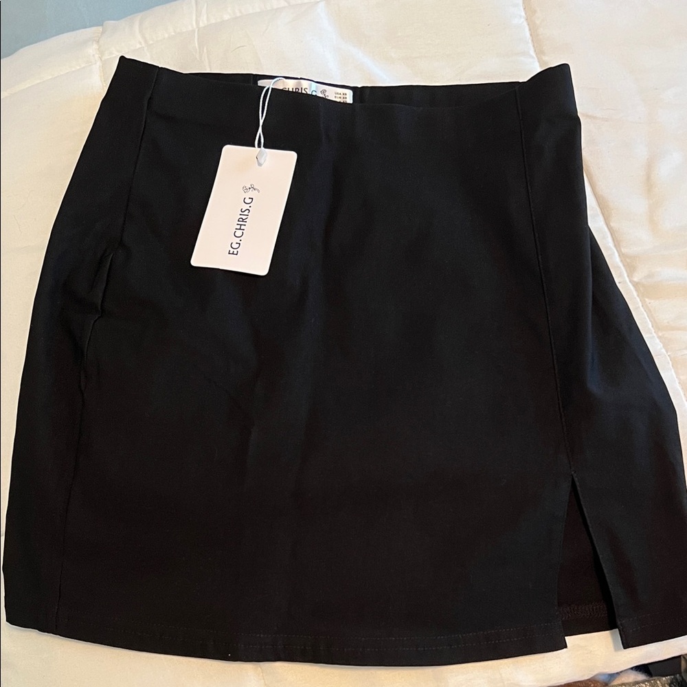 Chic Black Pencil Skirt